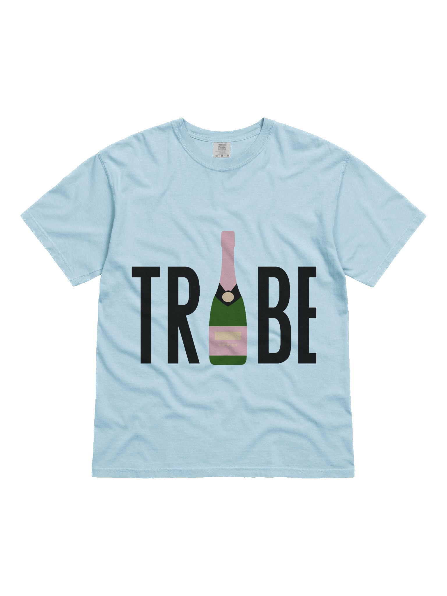 👯🍾 TRIBE Champagne Bottle Shirt | Bridal Party Tee, Bachelorette Matching Outfit, Bride Squad Graphic T-Shirt product image (3)