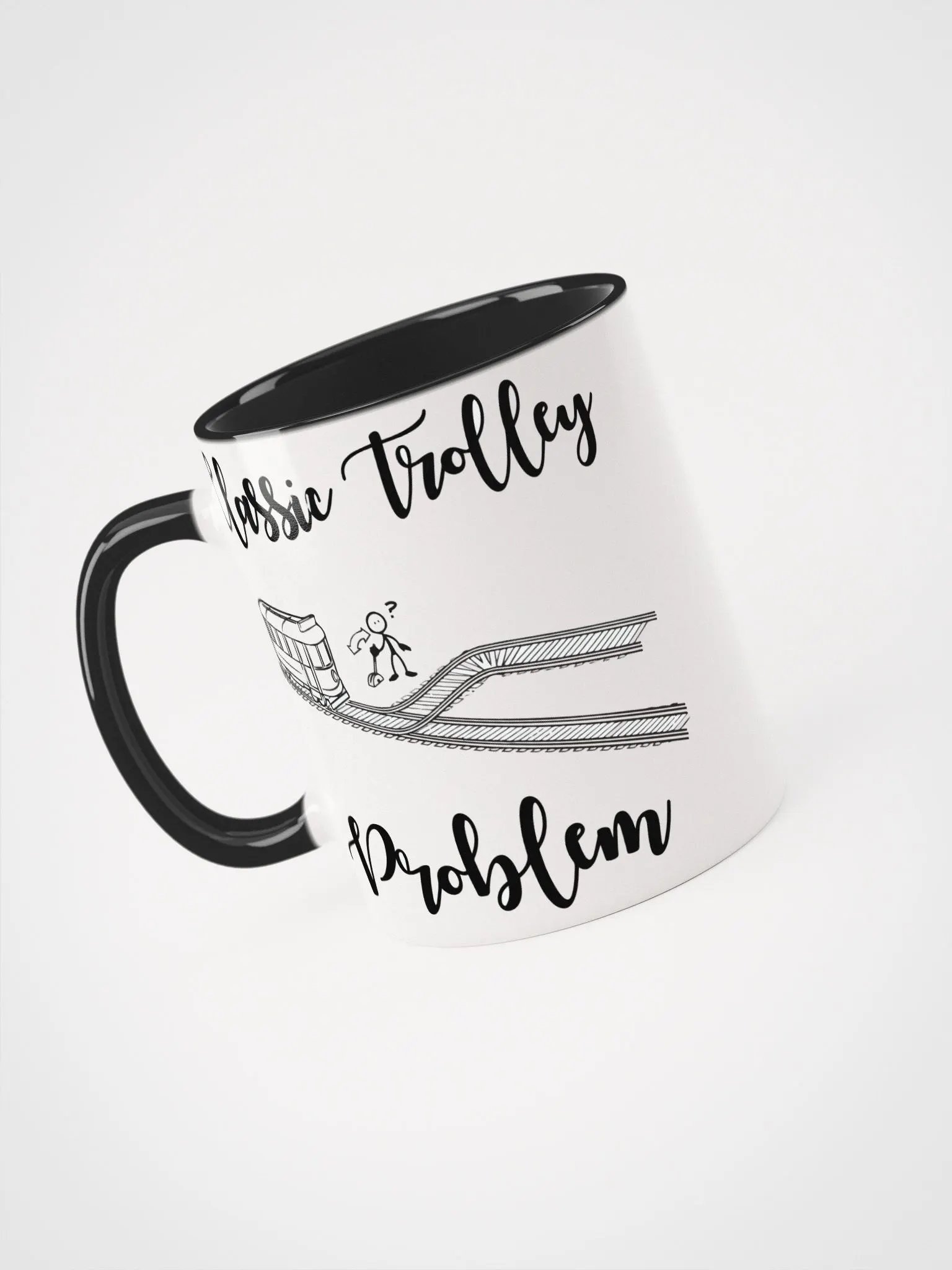 Killadrix Classic Trolley Problem - Colored Mug product image (3)