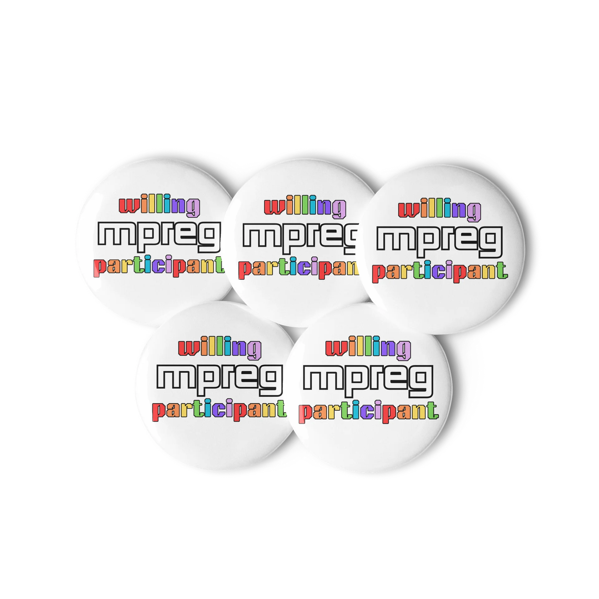 Willing Mpreg Participant Pin product image (2)