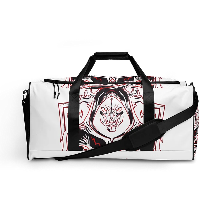 Dreadshield Duffle: Horned Hooded Creature Print product image (1)