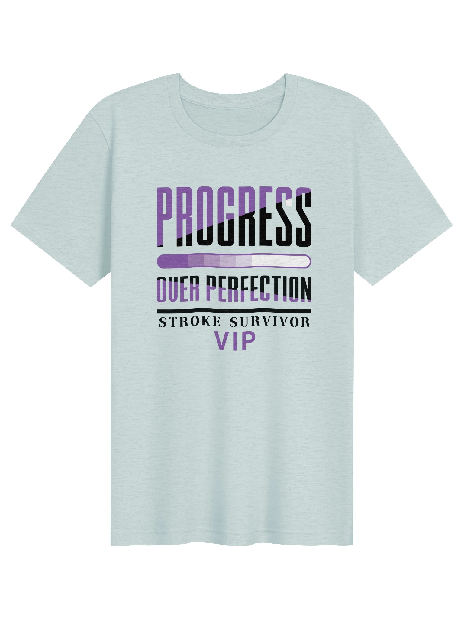 Progress Over Perfection | Stroke Survivor VIP T-Shirt product image (3)