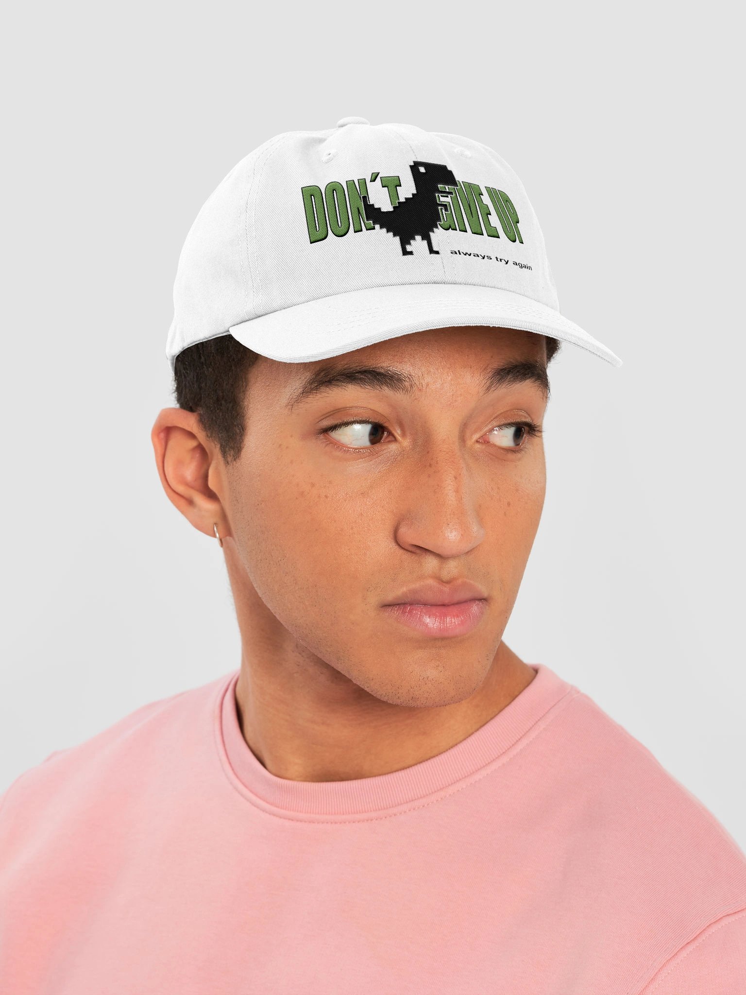 Pixel Dinosaur Don´t Give Up / Cap product image (6)