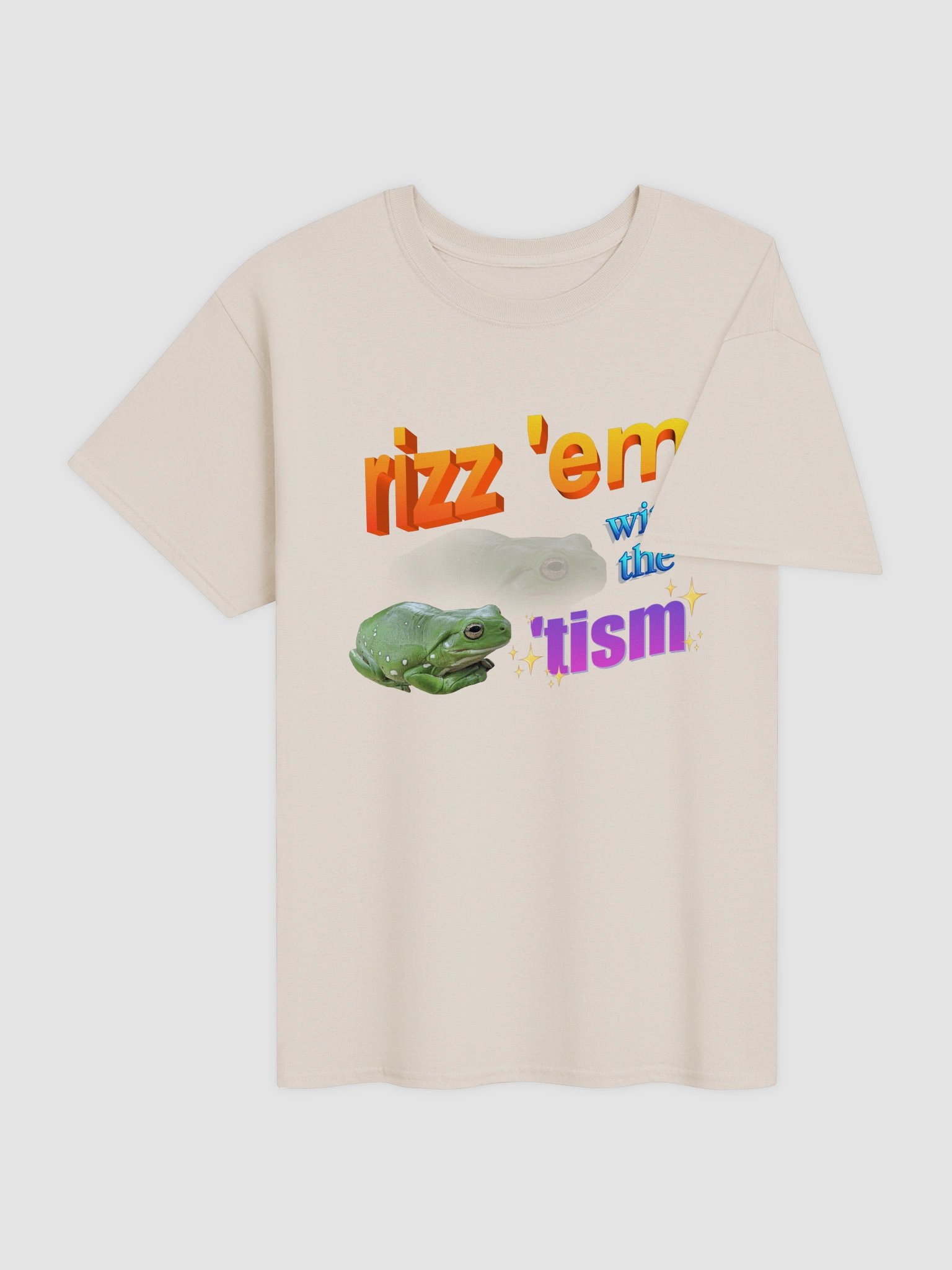 Rizz 'em with the 'Tism- Frog T-shirt product image (8)