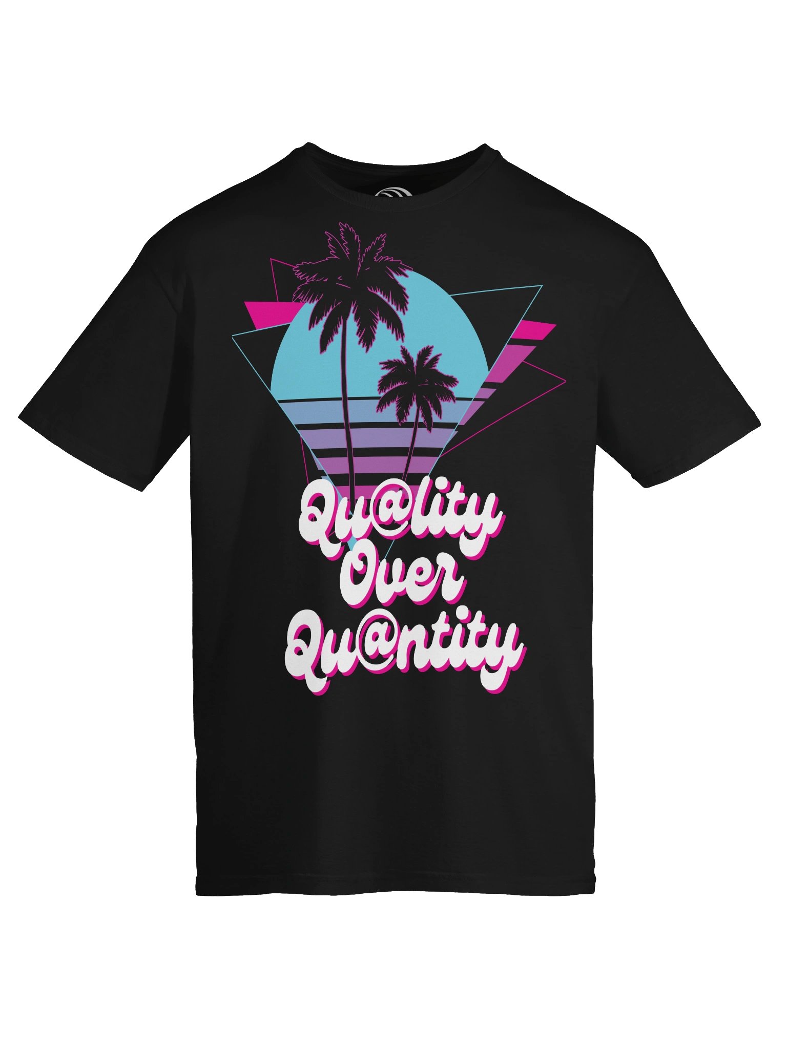 Qu@lity Over Qu@ntity Neon Palm Tee product image (65)