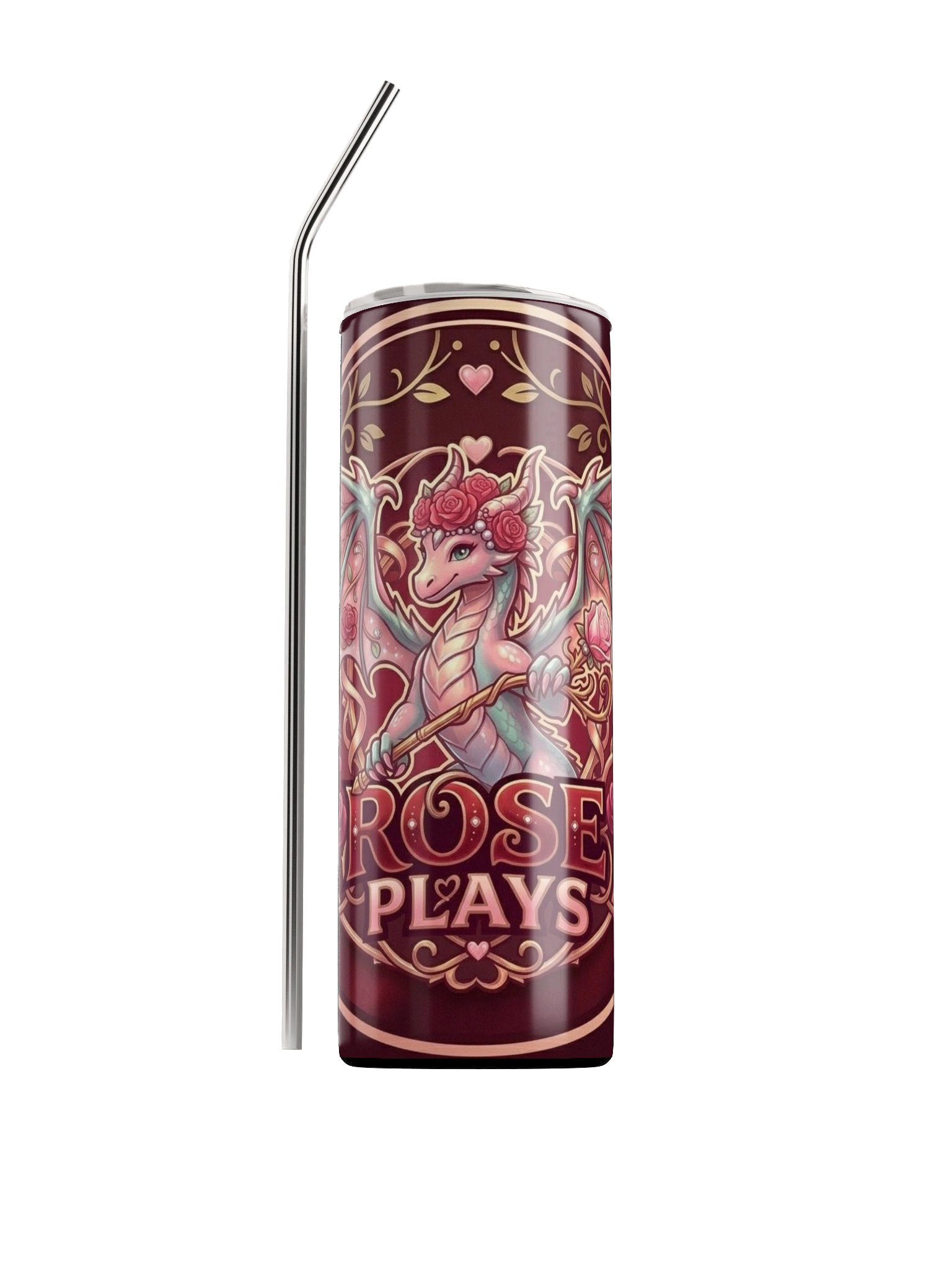 Rose Plays Stainless Steel Tumbler product image (1)