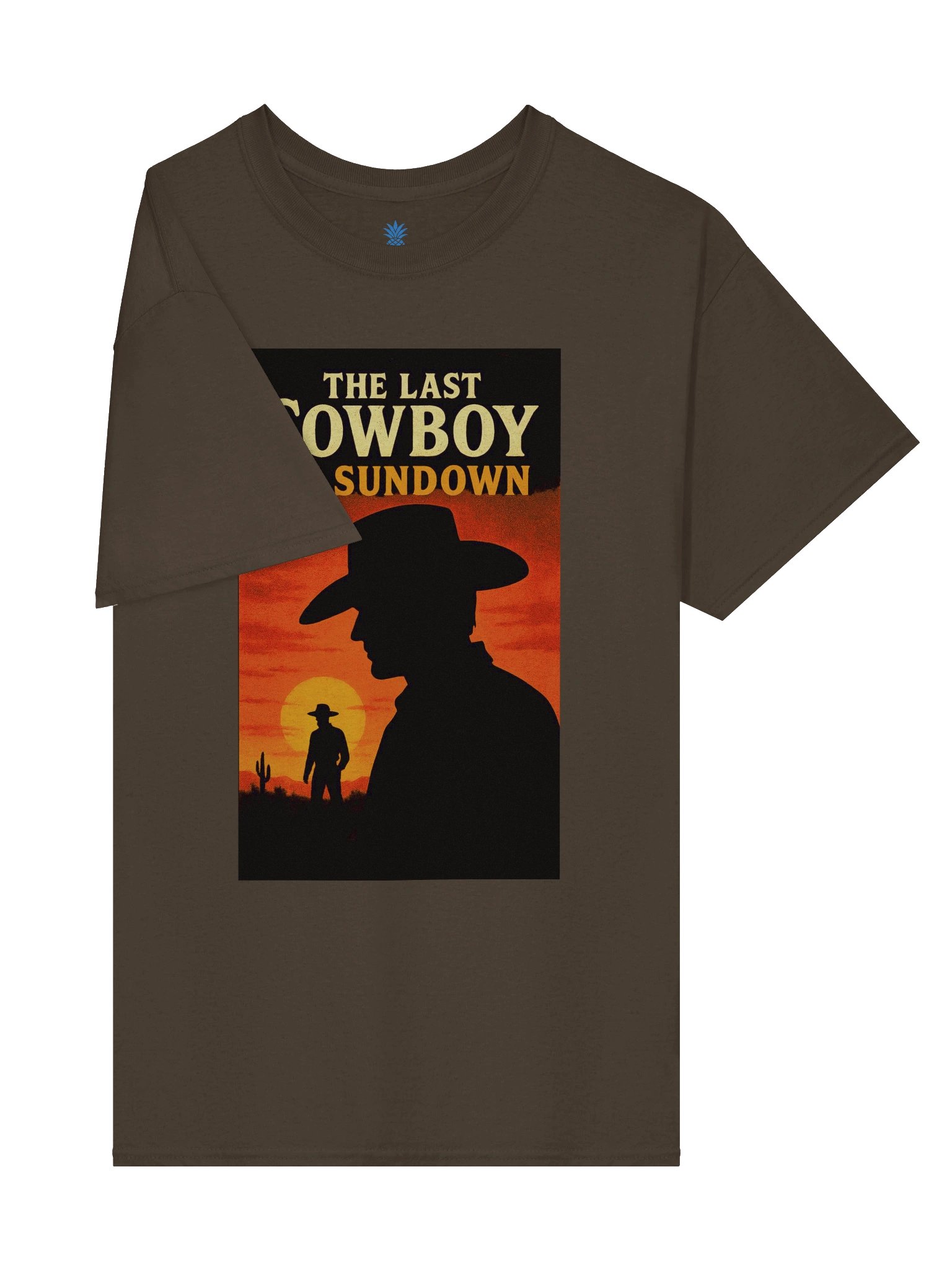 The Last Cowboy at Sundown Faux 1950's Film Poster Boxy Fit Unisex T-Shirt product image (16)