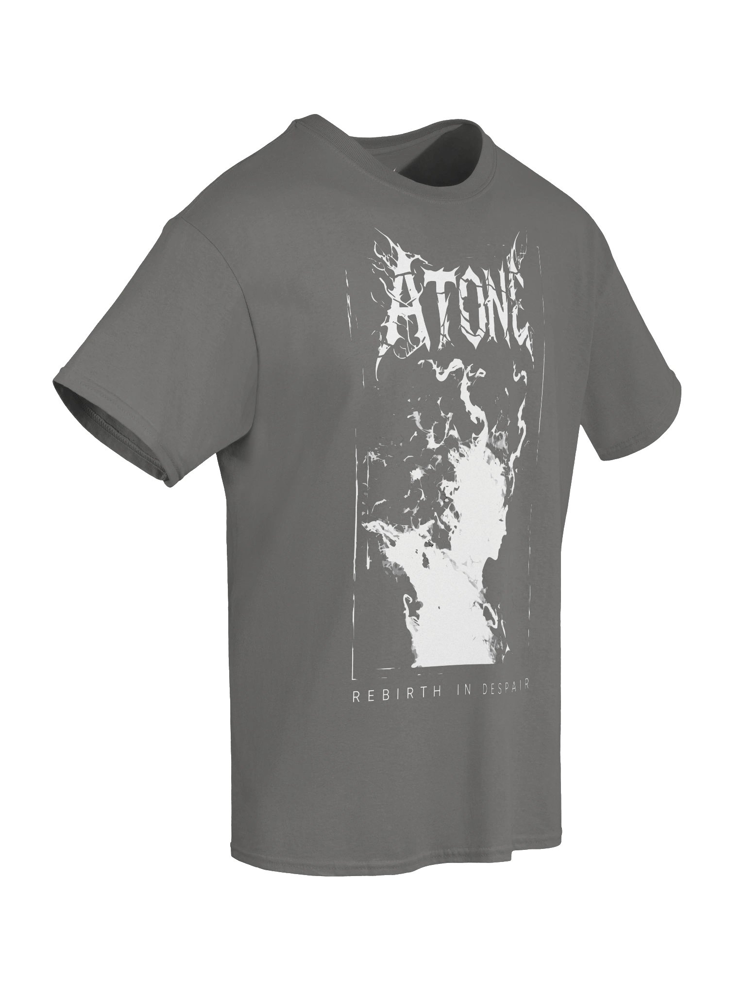 REBIRTH IN DESPAIR - Grey & White T-Shirt product image (6)