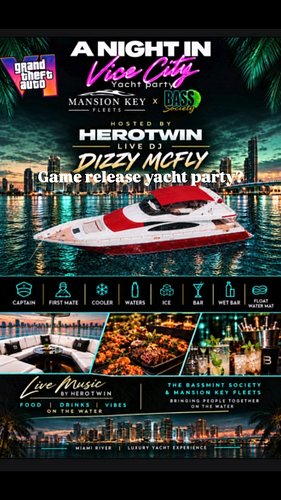 So we live stream partying? Let’s go @herotwinfizz @dizzy_mcfly @mansion_key ! #foryou #miamievents #gta6