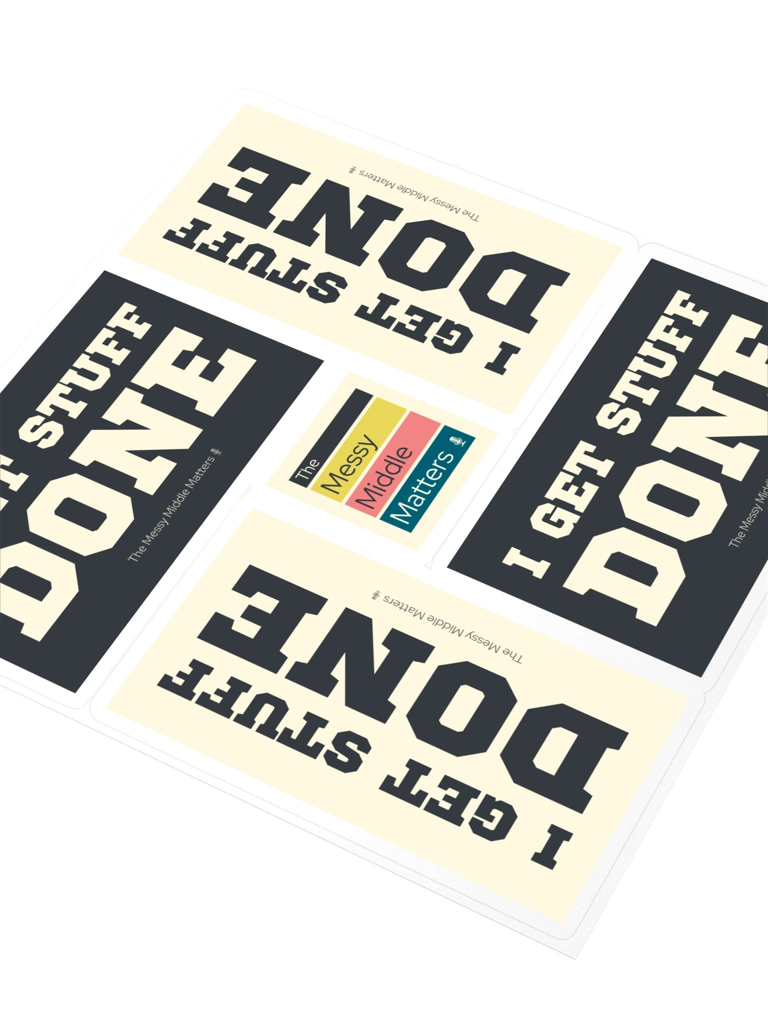 I Get Stuff Done — Sticker Sheet product image (3)