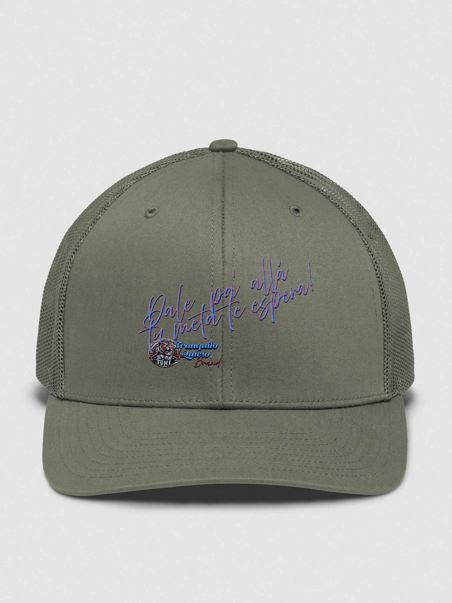 "Dale Pa' Alla" Premium Trucker Hat - Tranquilo Quieto Brand product image (19)