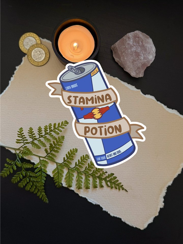 Red Dog Stamina Potion - 2.75" Sticker product image (1)