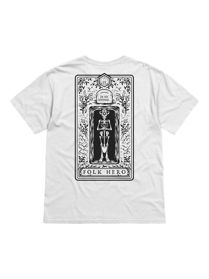 Disgraced Folk Hero (White T-Shirt) product image (1)