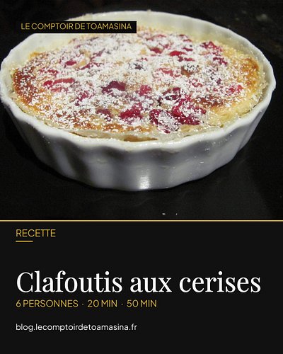 Le clafoutis aux cerises, ce dessert d'été qui sent bon l'enfance 🍒

Une pâte toute simple, des cerises bien mûres et une cui...