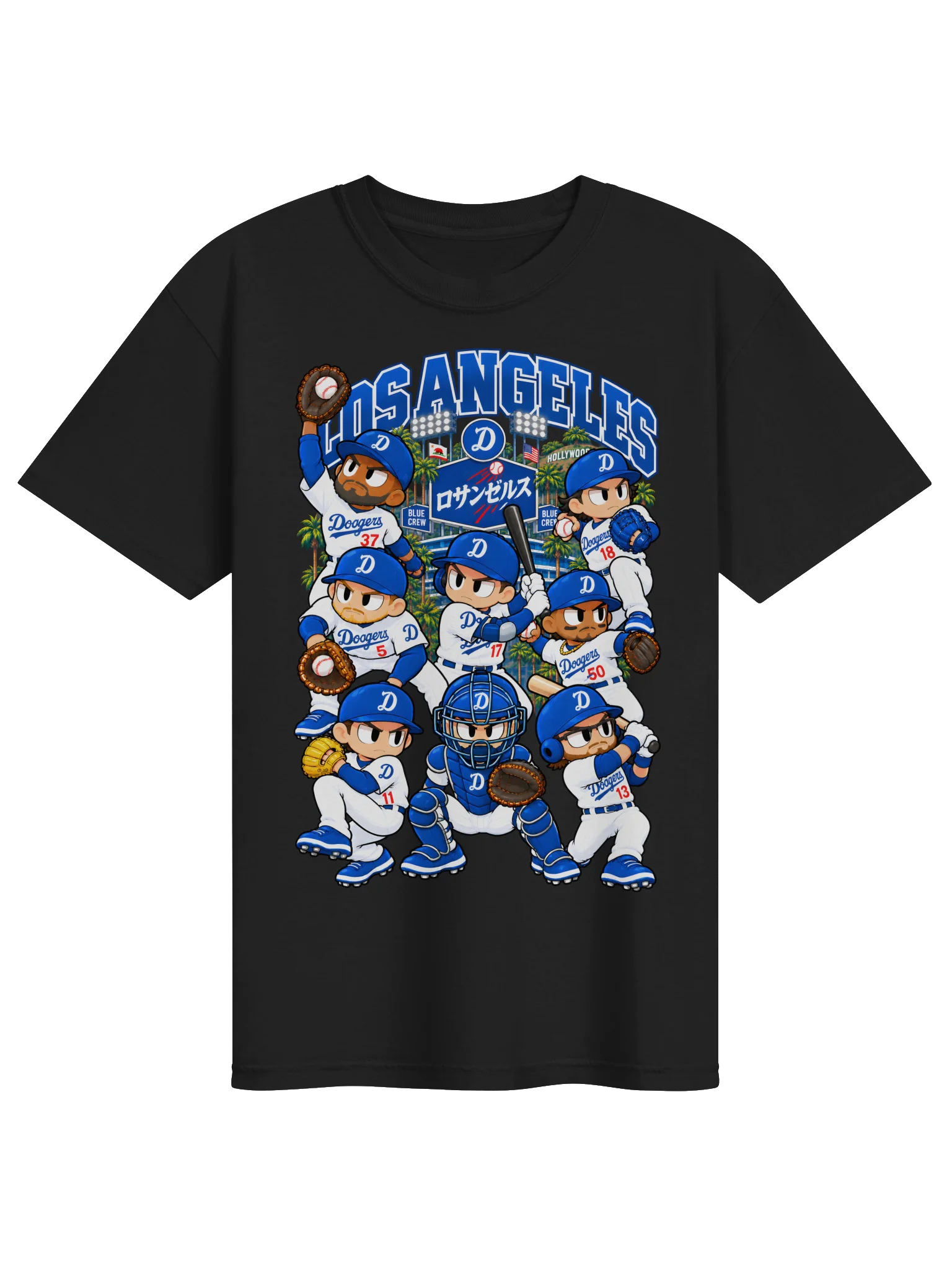 Los Angeles Baseball Animated Player T-Shirt product image (1)
