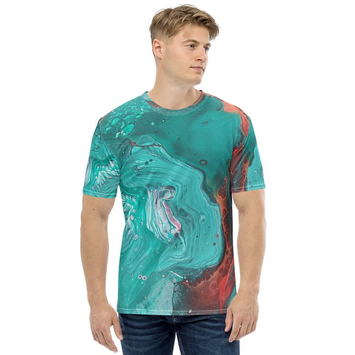 Liquid Art Green T-Shirt product image (1)
