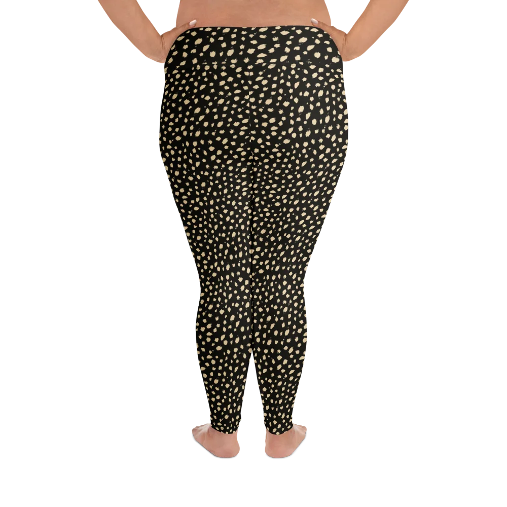 Comfortable Plus Size Leggings Bold Leopard Print product image (2)