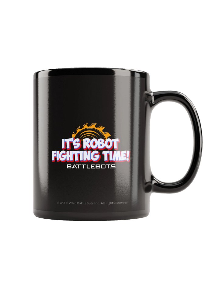 BattleBots - Sawblade Sunrise - It's Robot Fighting Time!™ - Coffee Mug - Black - 2 sizes product image (1)
