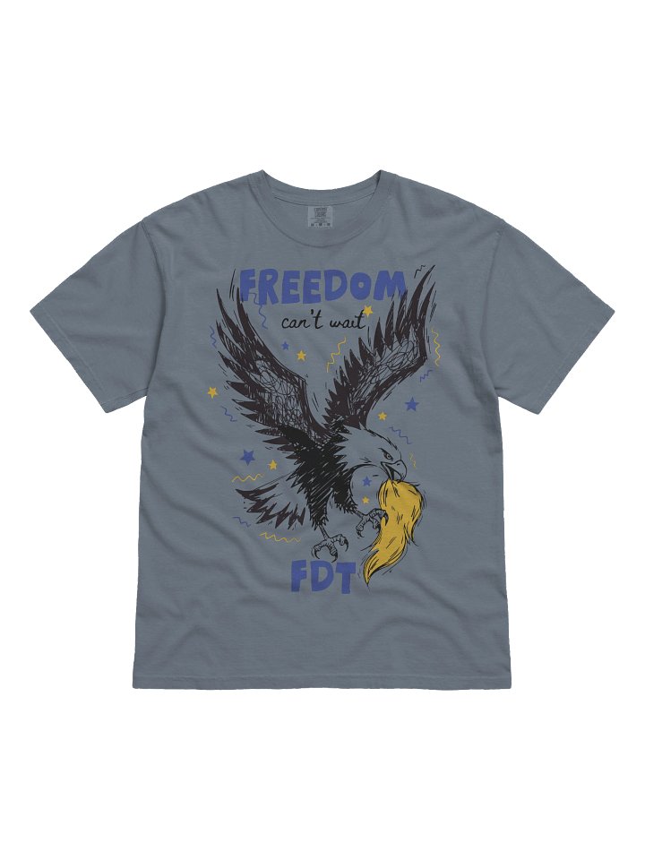 Freedom Can't Wait, Anti Trump Bald Eagle, FDT USA 250 Shirt product image (1)