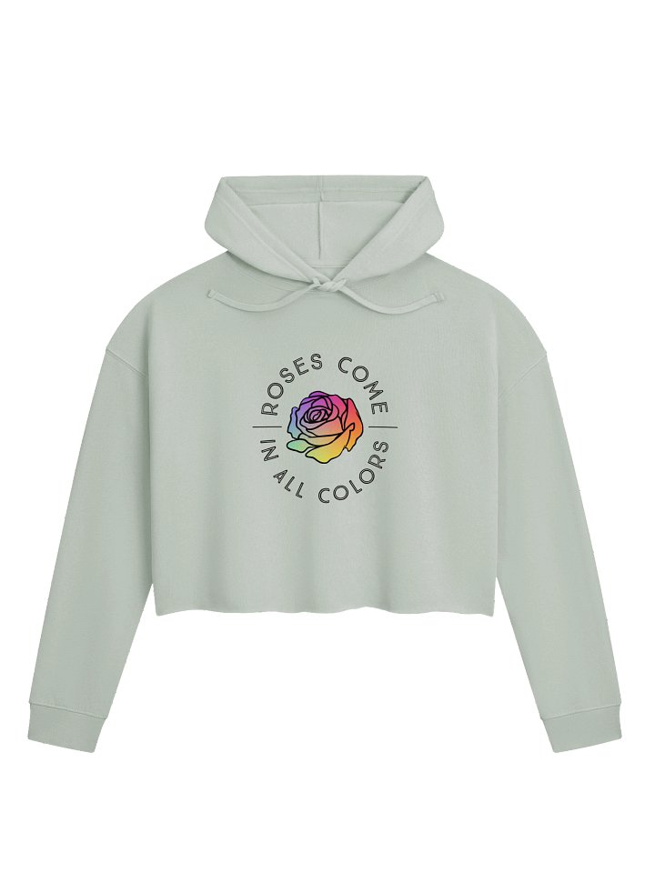 Rose Garden Pride Crop Hoodie product image (2)