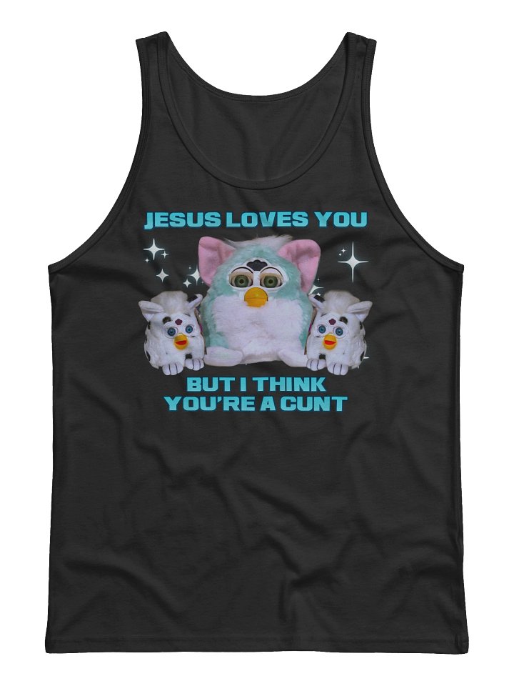 Jesus Loves You Men's Jersey Tank Top product image (1)