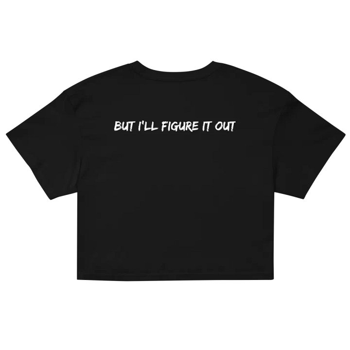 IDFK Black & White Premium Crop Top product image (2)