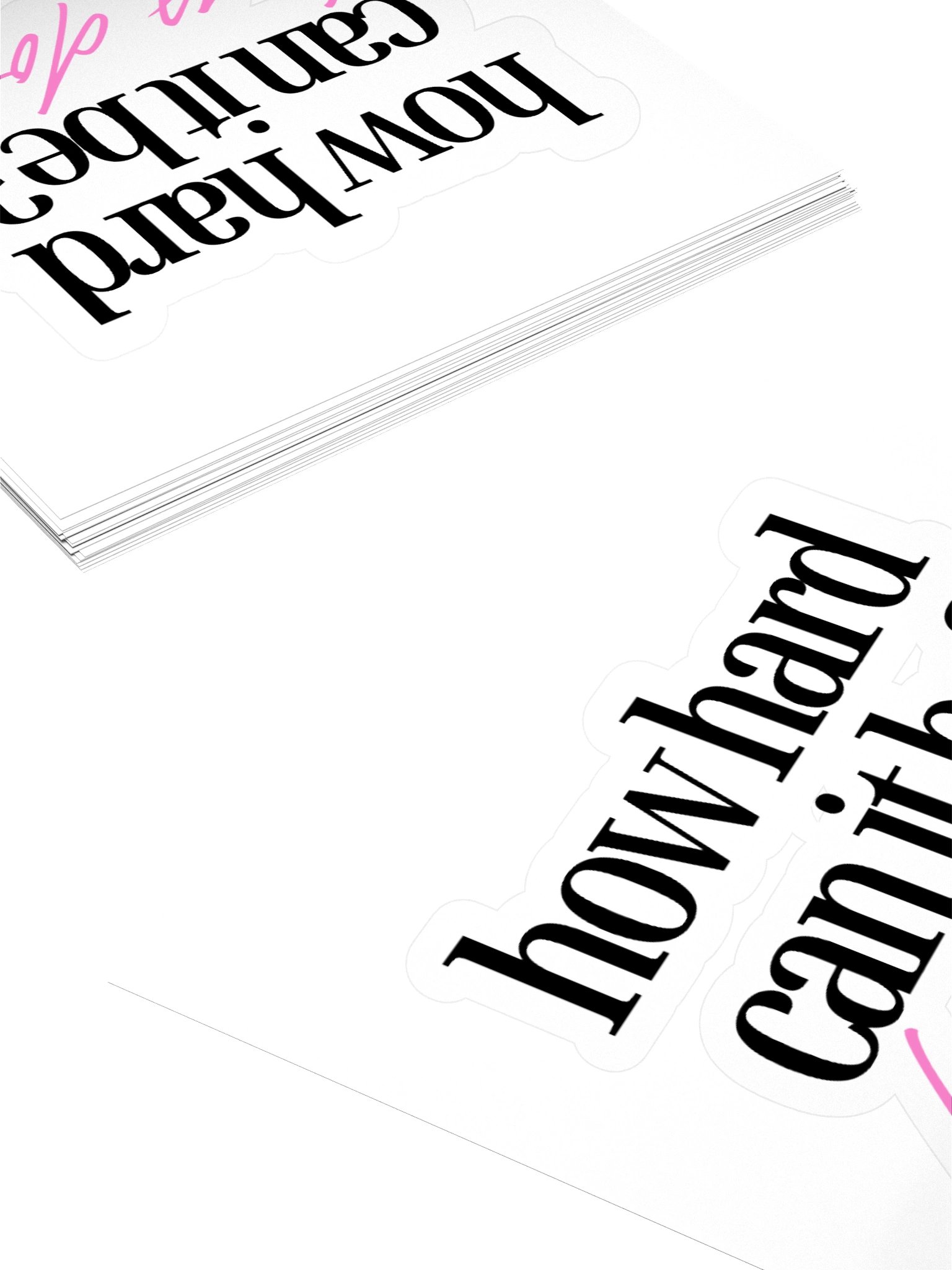 HHCIBBDI Pink Sticker product image (4)