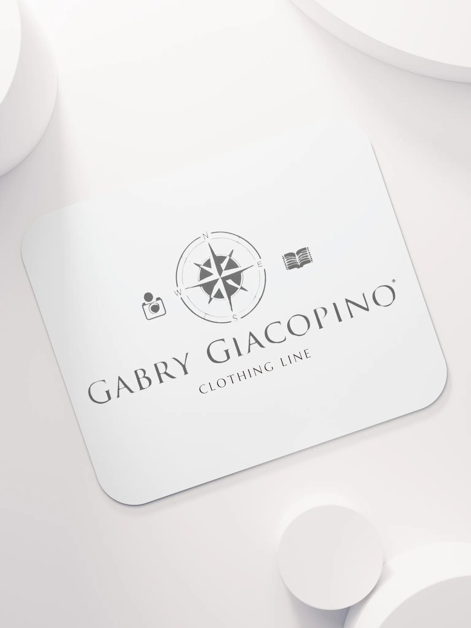 Tappetino per Mouse Gabry Giacopino Clothing Line WHITE – Stile e Precisione sulla tua Scrivania product image (7)