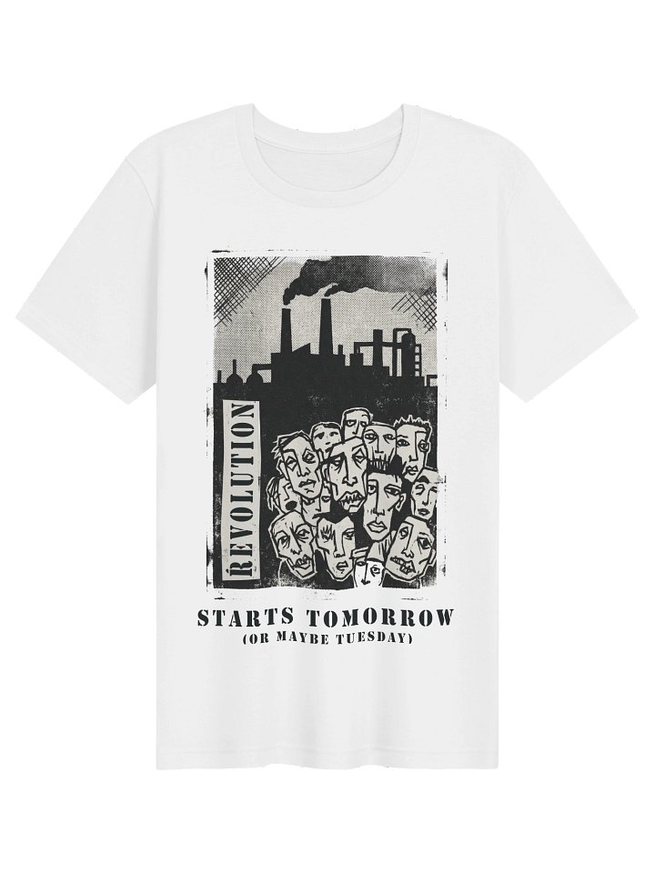 Revolution Starts Tomorrow Graphic Tee product image (1)