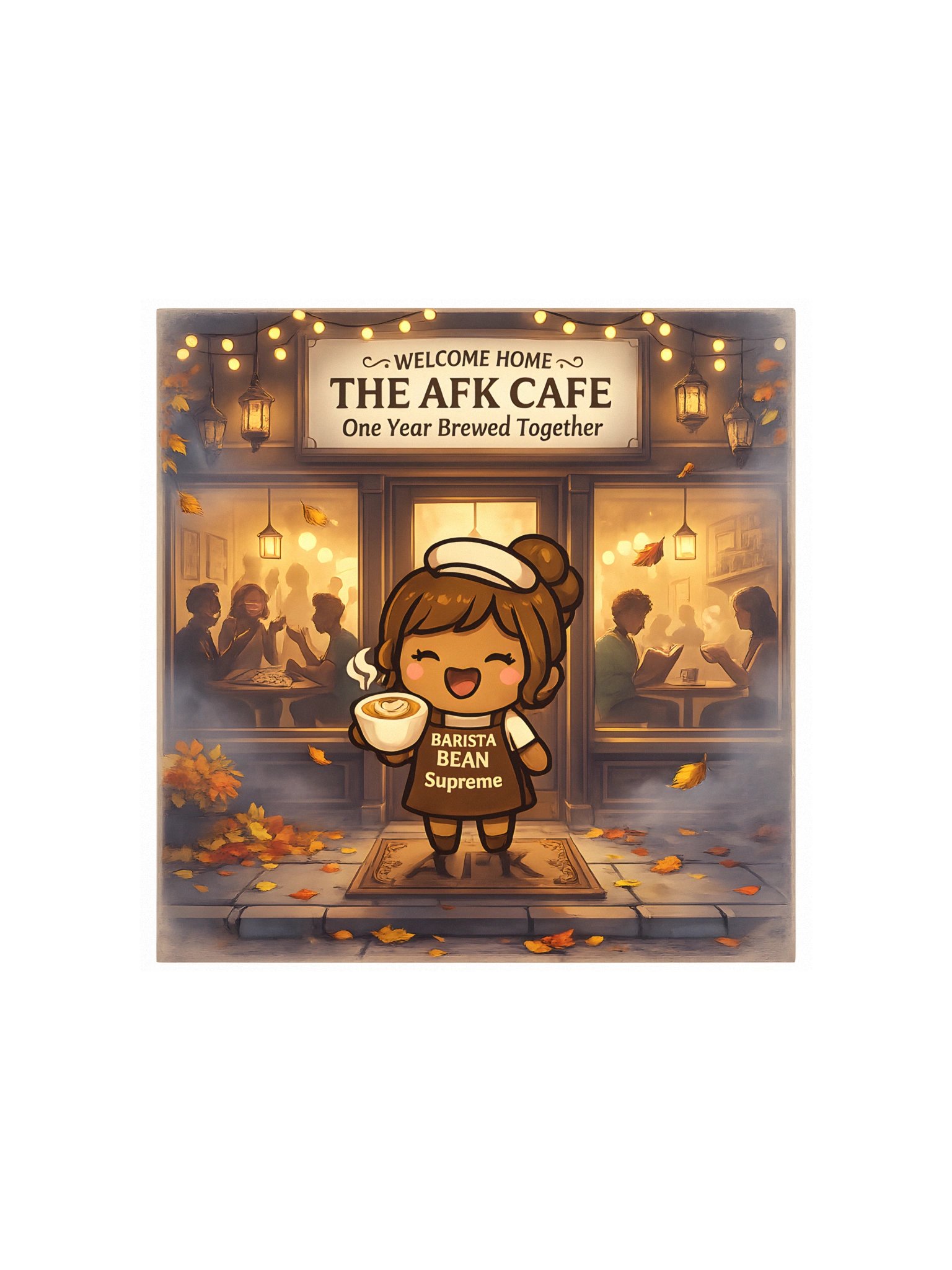 The AFK Cafe • Welcome Home Premium Poster product image (1)
