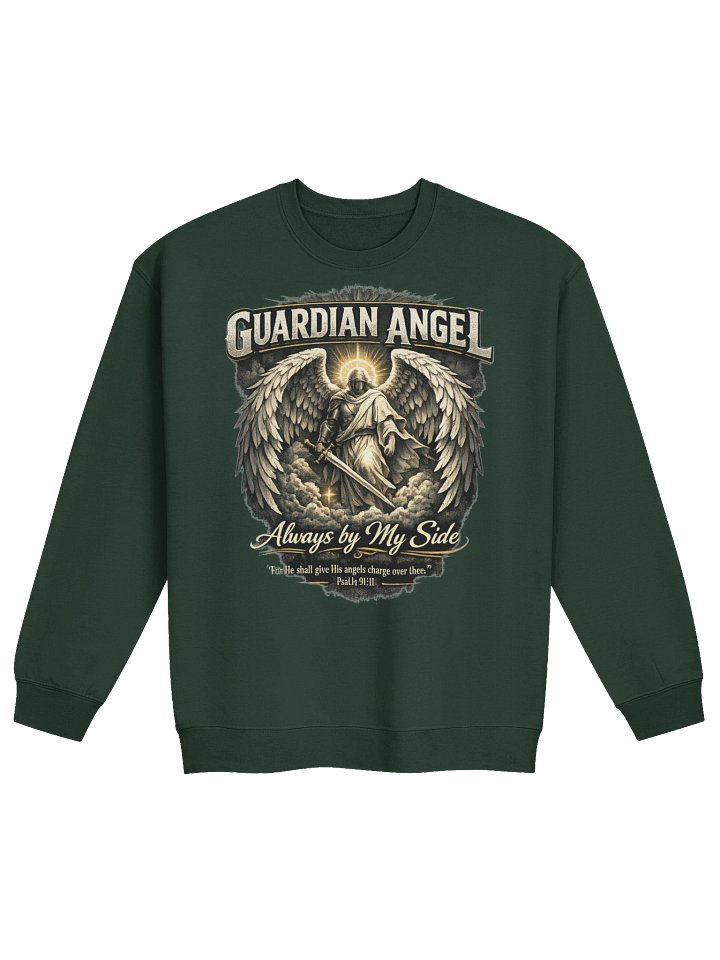 Guardian Angel Always by My Side | Psalm 91:11 Christian Faith sweatshirt | Kingdom Life Co. product image (2)