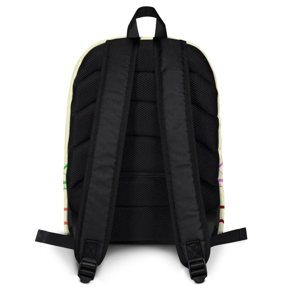 Love Grid All-Over Print Backpack product image (8)