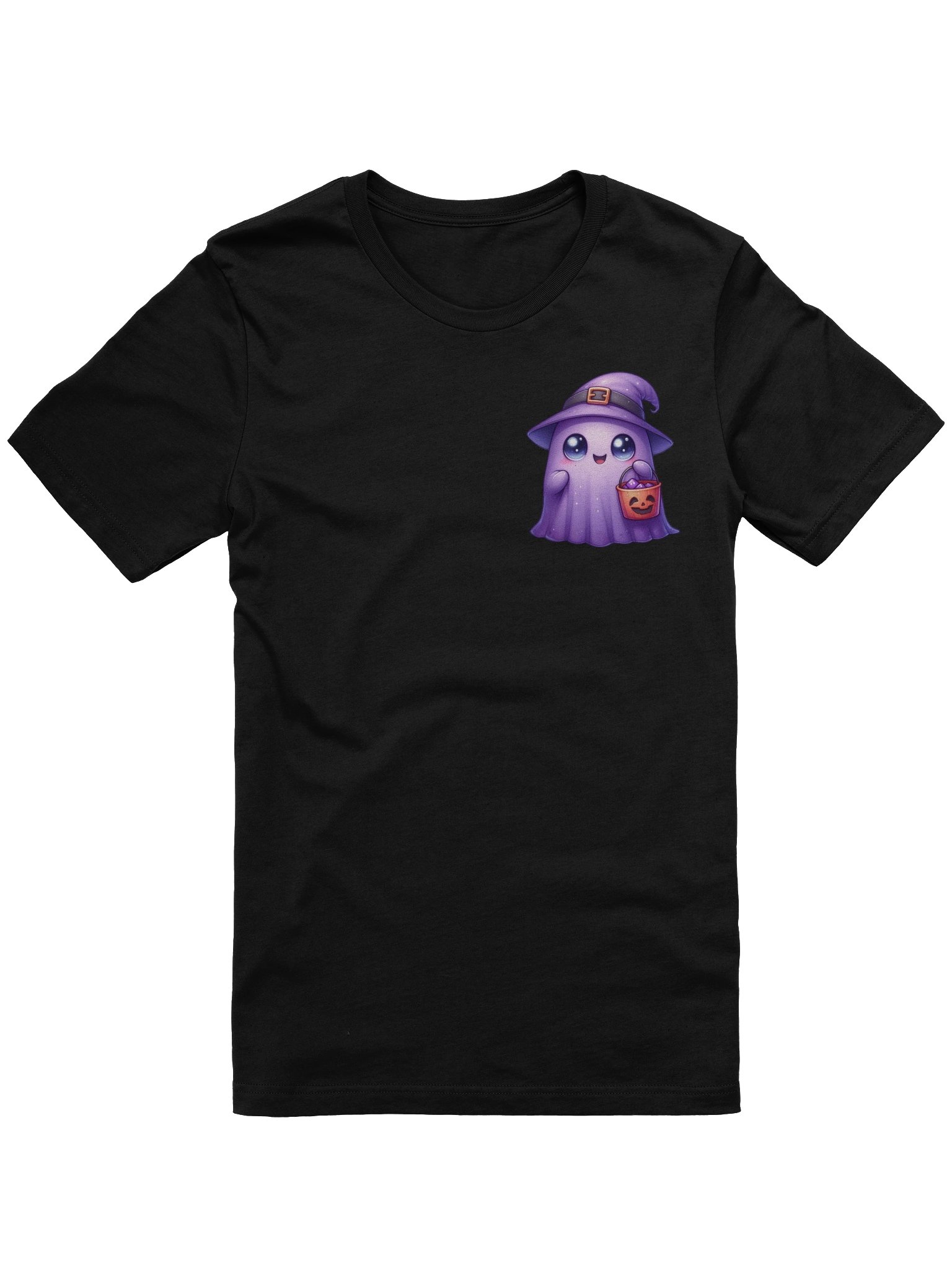 Purple Ghost Pocket Tee product image (1)