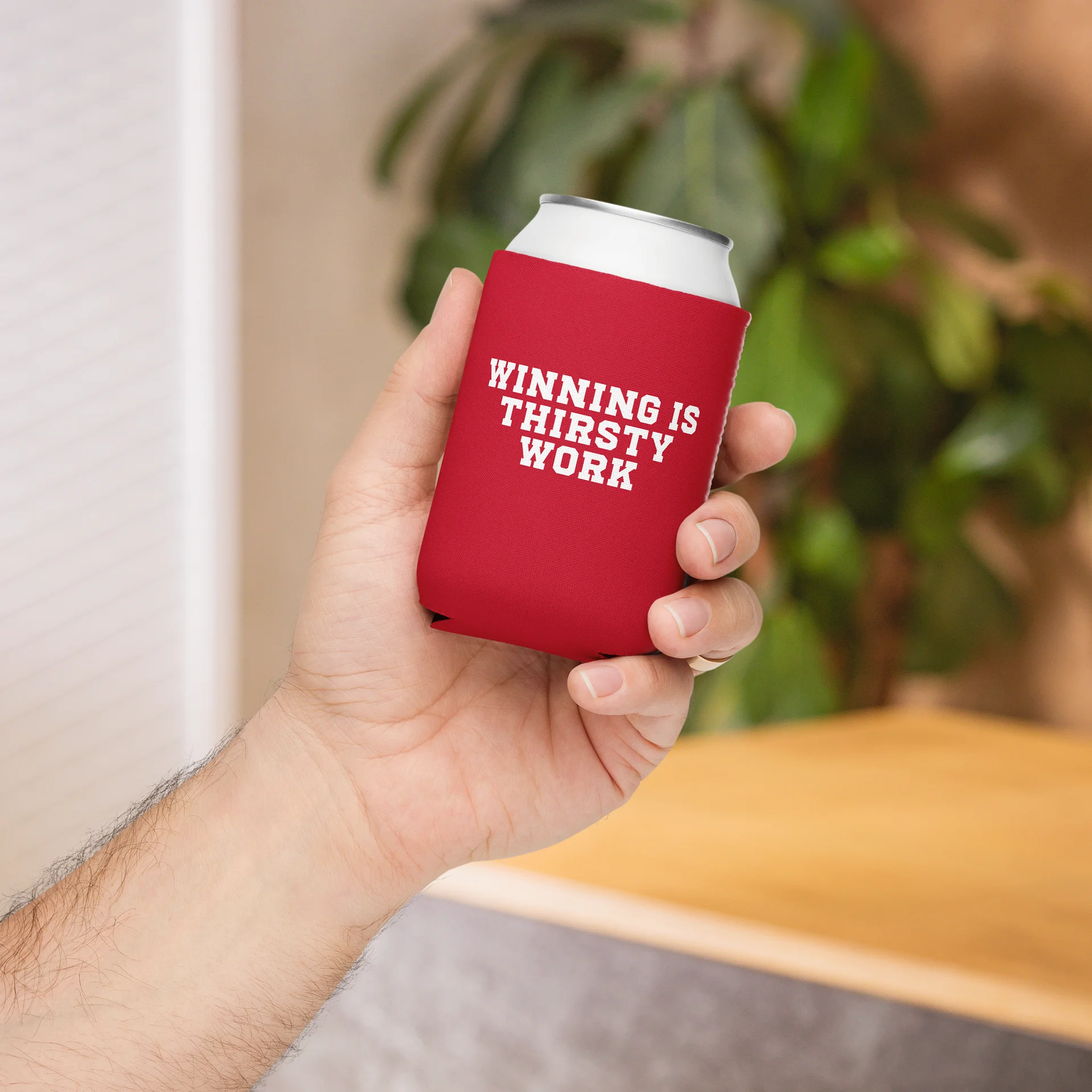 Winning Is Thirsty Work Koozie product image (5)