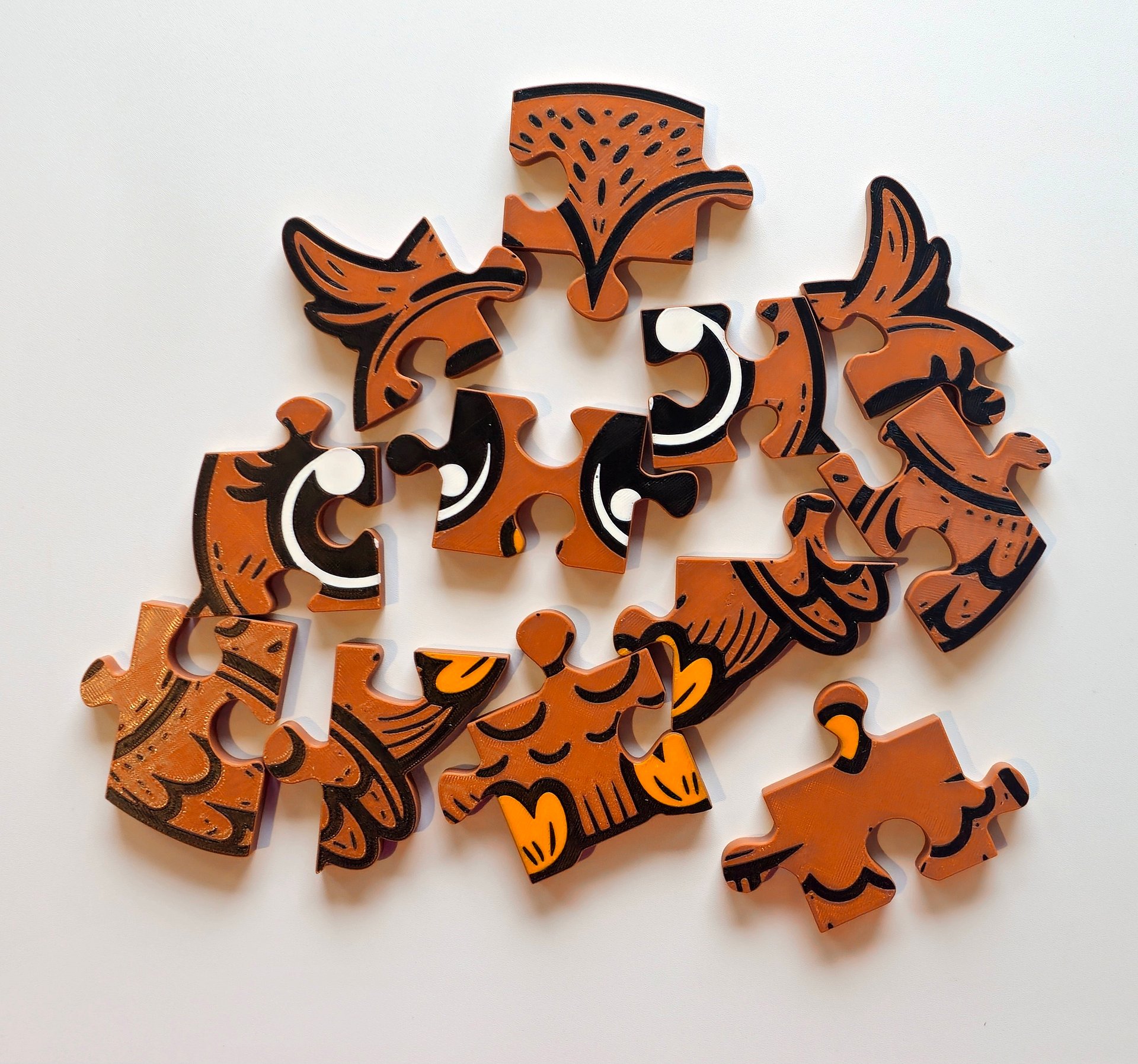Owl 3D Printed Jigsaw Puzzle – A Clever Challenge in Every Piece! product image (2)