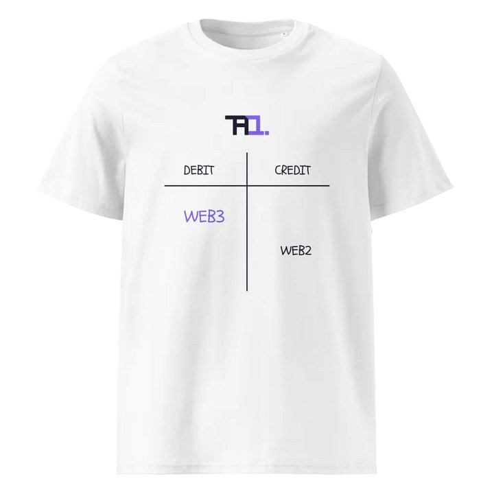 Debit Web3 | Credit Web2 Tee (Purple Edition) product image (1)