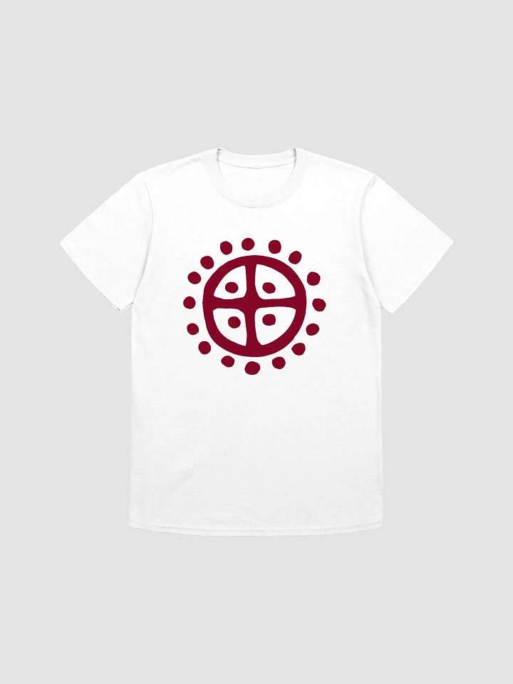 Nordic Sun Wheel Unisex T-shirt Burgundy product image (1)