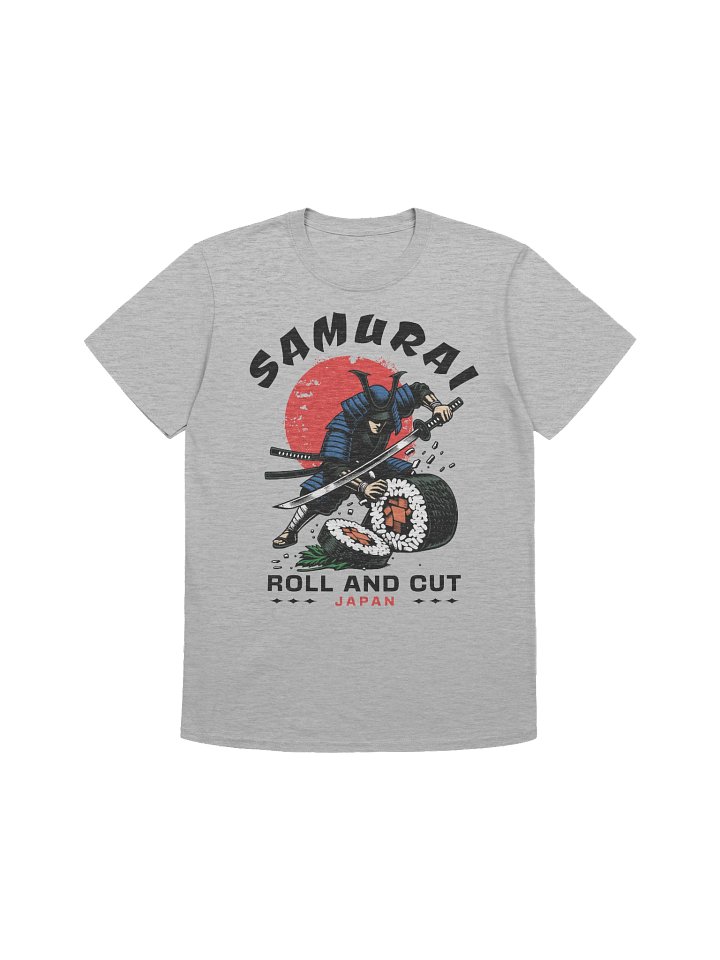 Samurai Roll and Cut Sushi T-Shirt - Gildan Softstyle product image (1)