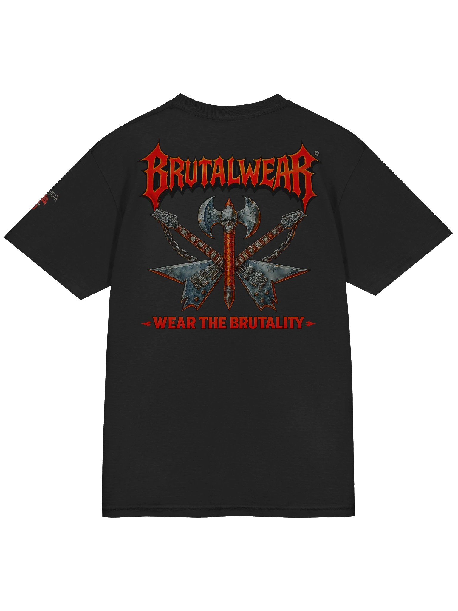 BrutalWear Rider Medieval Art Font Graphic Tee. product image (28)