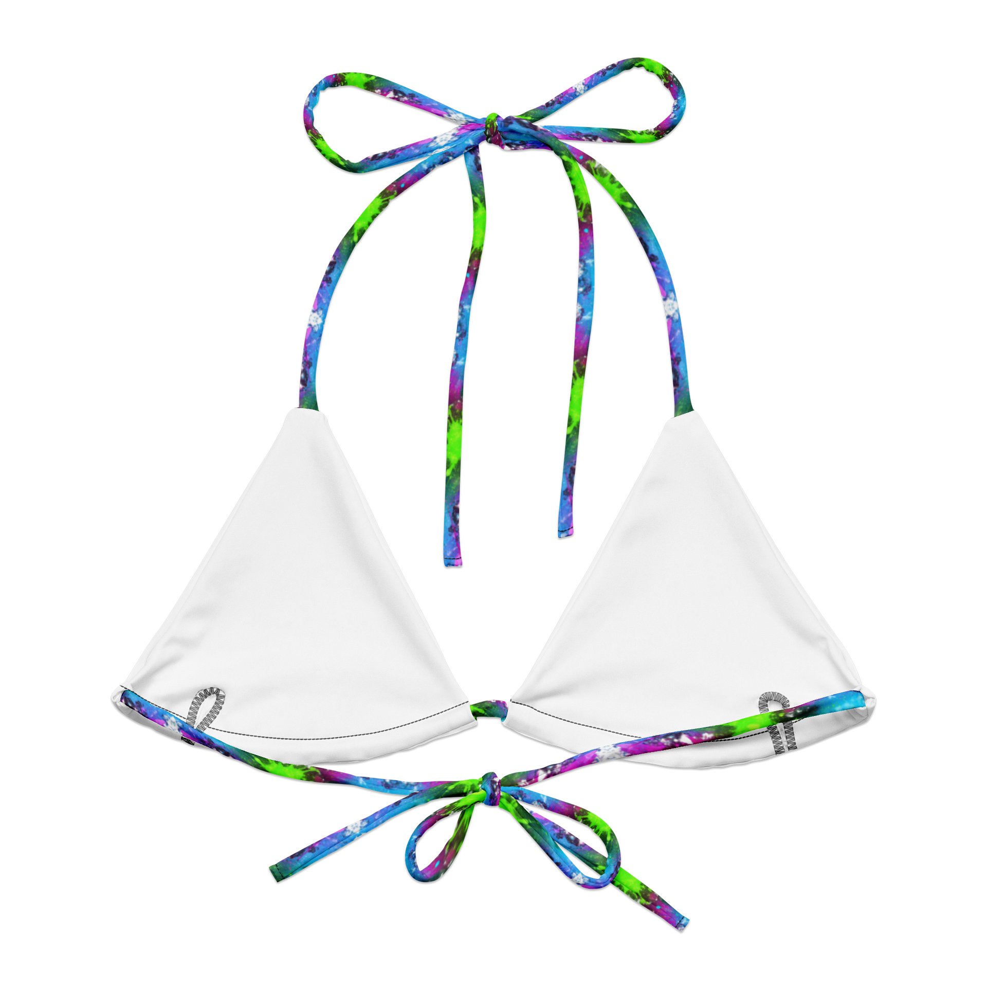 Neon Chaos Bikini Top product image (2)