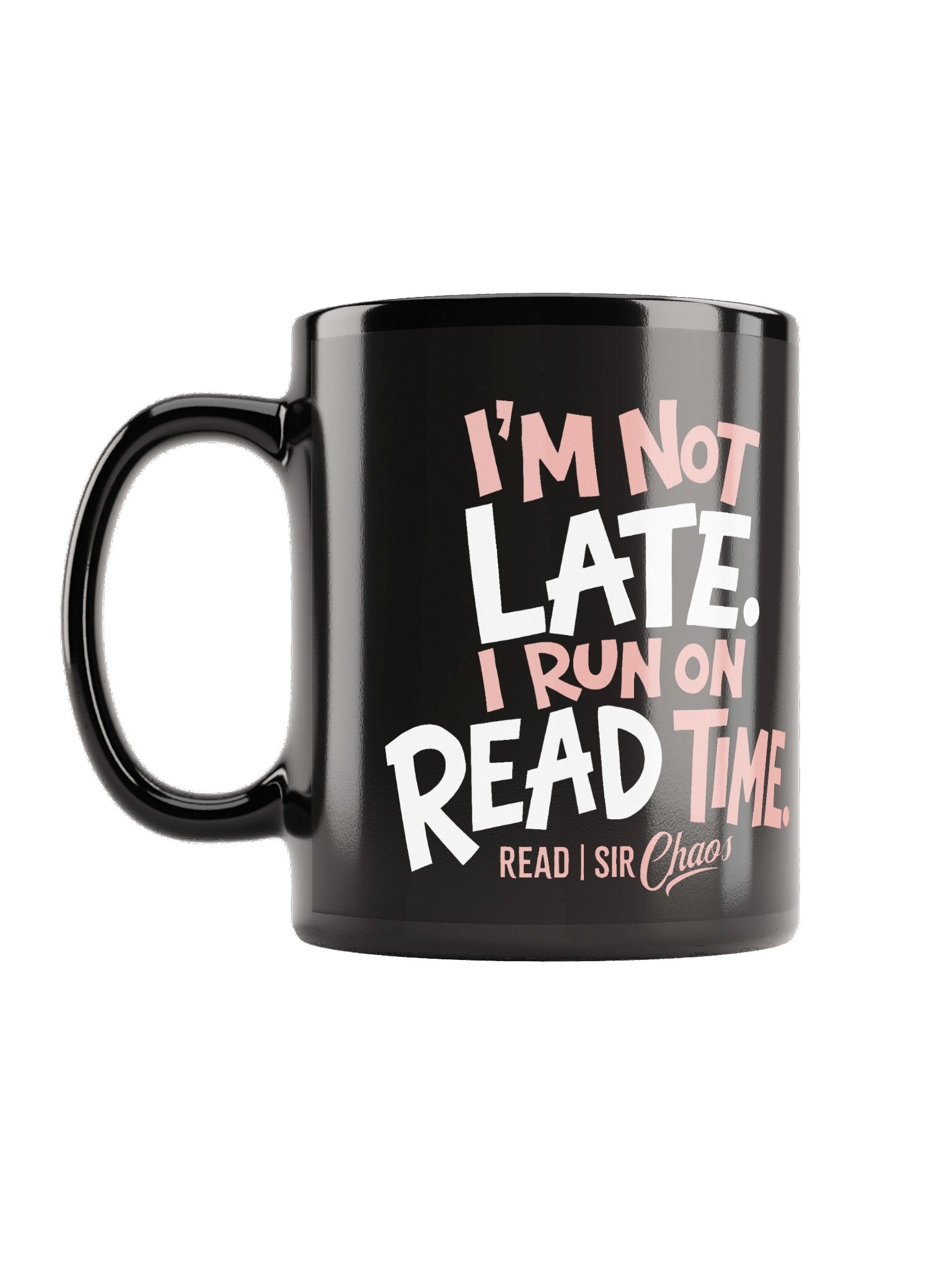 Read Time Black Mug product image (2)