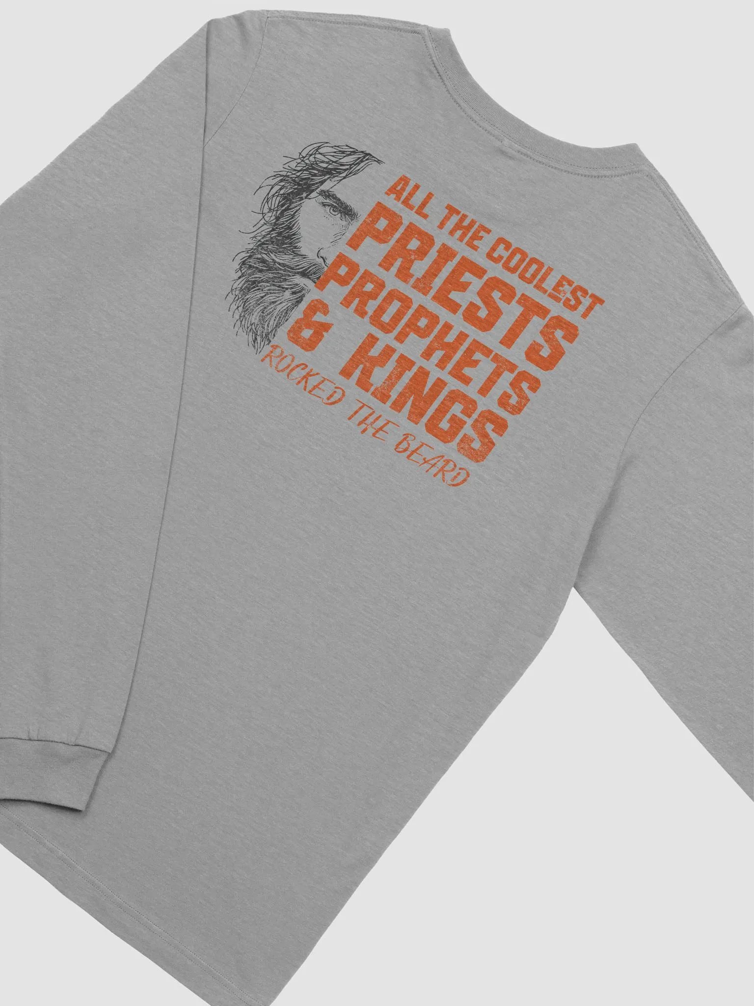 The Beard Says it All- Supersoft Long Sleeve T-Shirt product image (4)