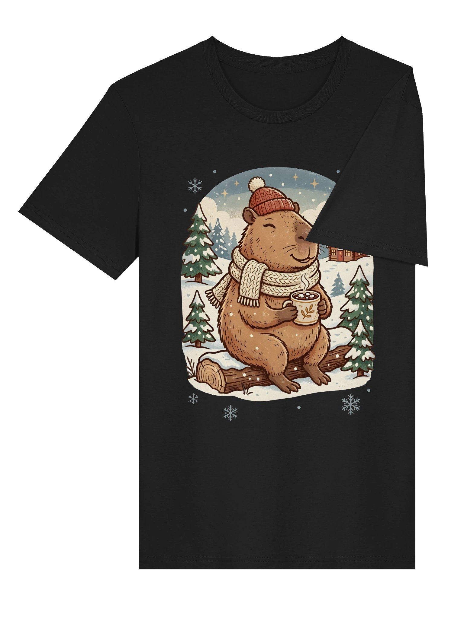 Cute Christmas Bear T-Shirt | Cozy Winter Holiday Graphic Tee | Unisex Forest Animal Gift product image (22)