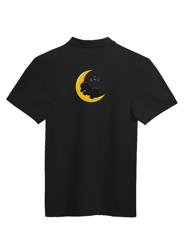 Sleepy Moon Unisex Pique Polo Shirt product image (4)