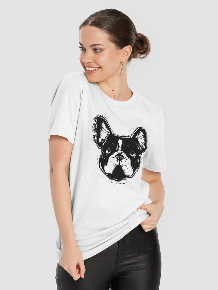 French Bulldog drawing in black product image (2)