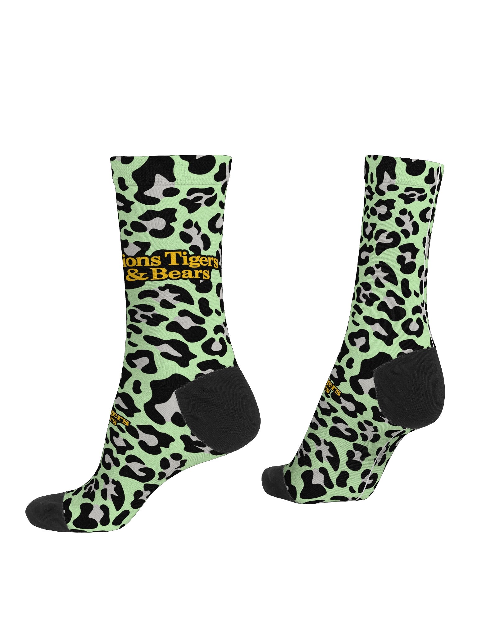 LTB Mint Cheetah Logo Socks product image (4)