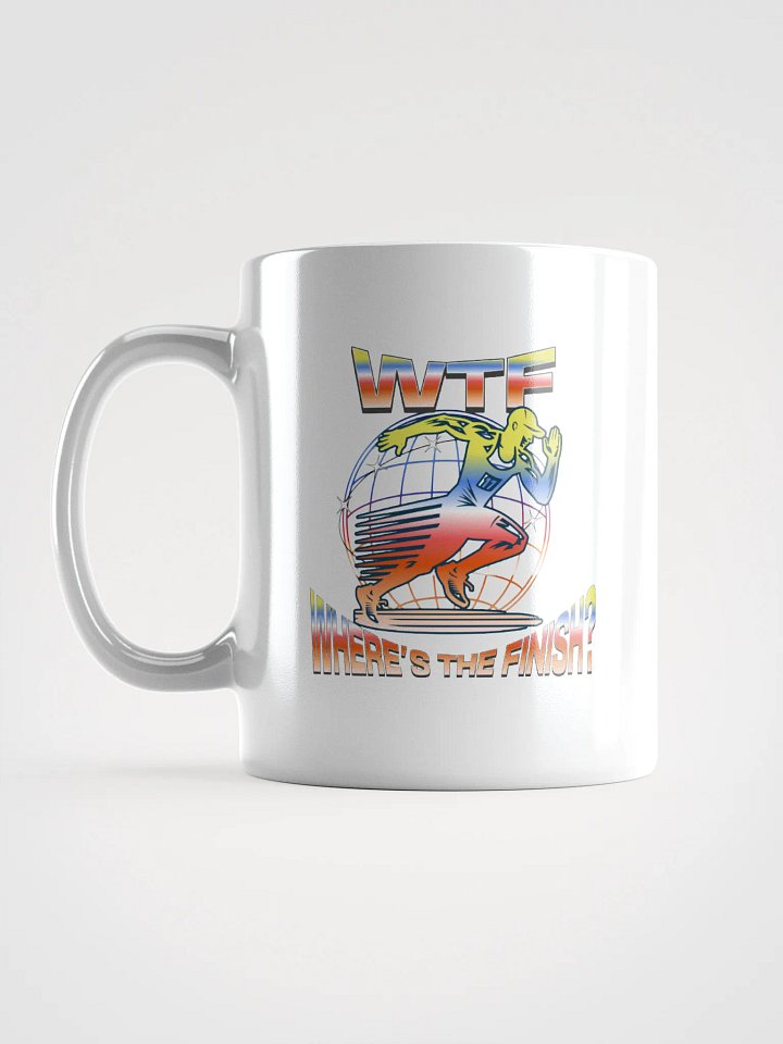 WTF Where's The Finish? Sprinter Globe Mug product image (1)