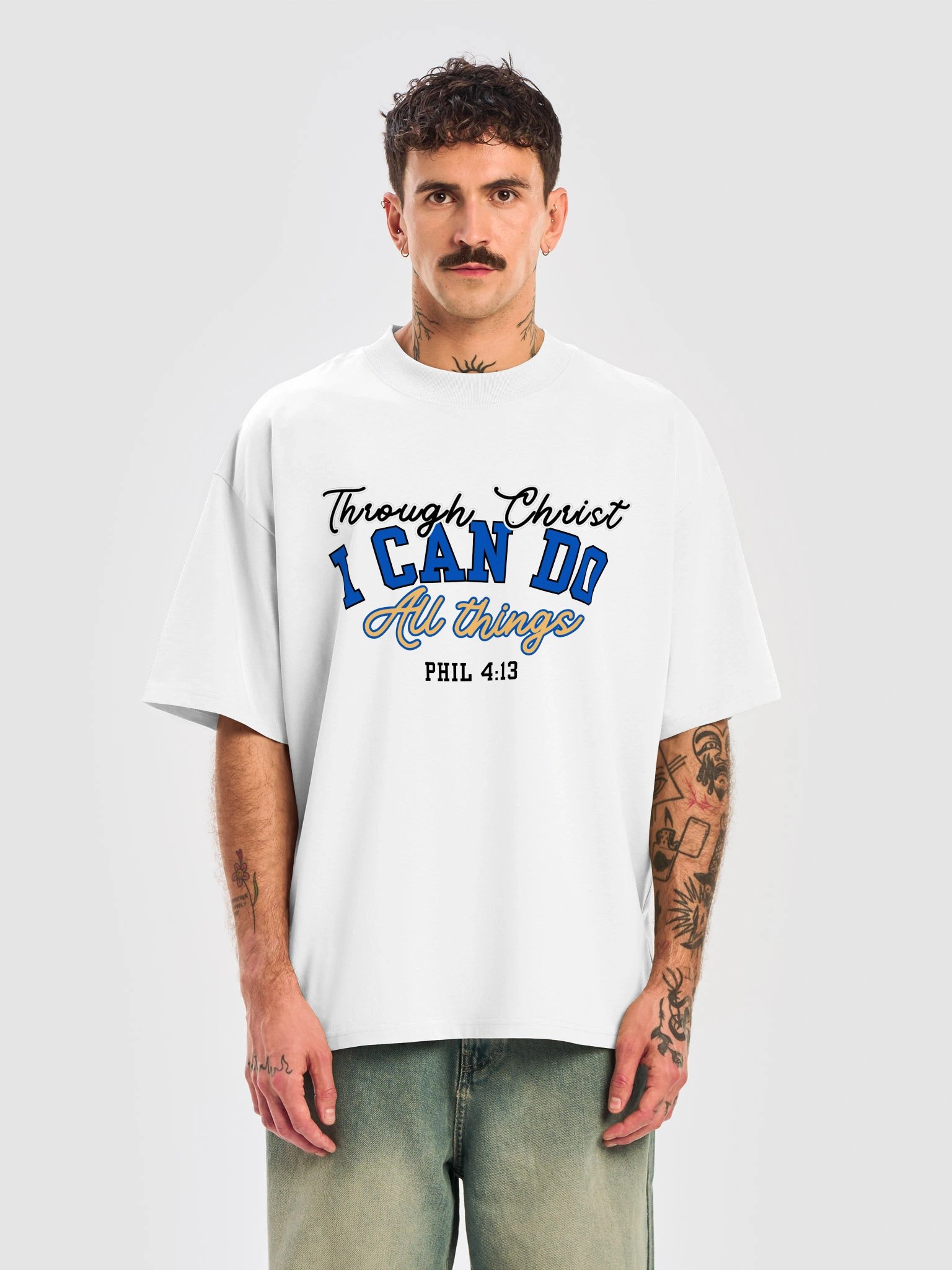 TC Mock Neck Phil 4:13 product image (3)