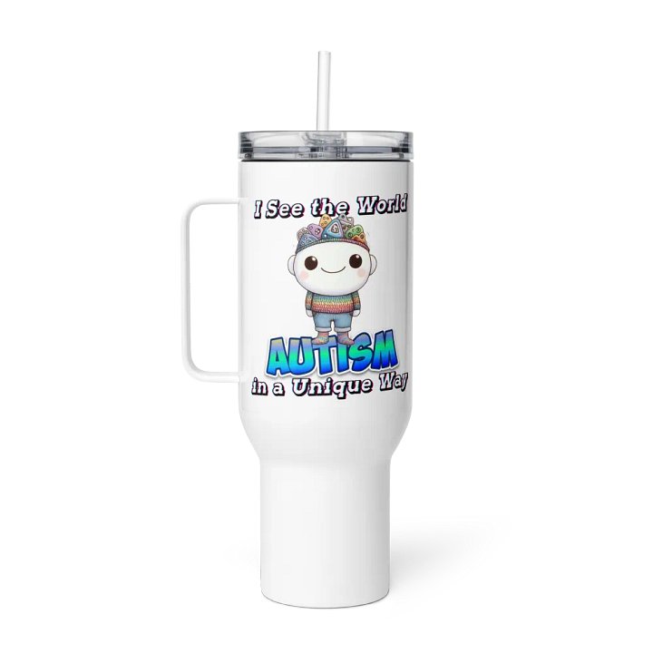 Autism: I See the World in a Unique Way Travel Mug product image (5)