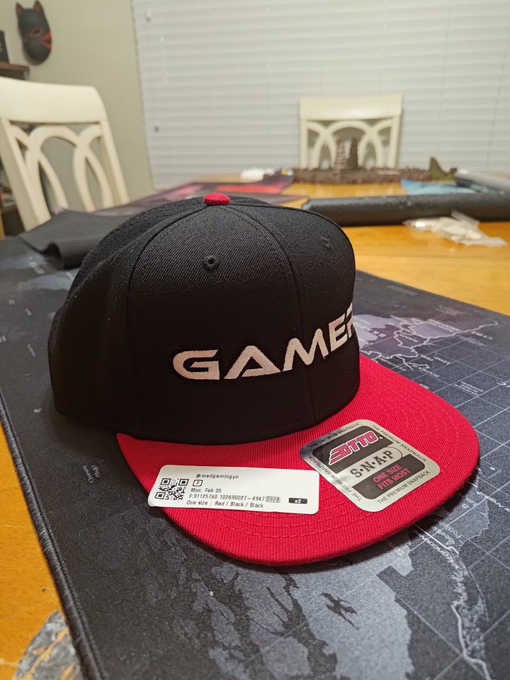 Gamer fully embroidered snapback product image (2)