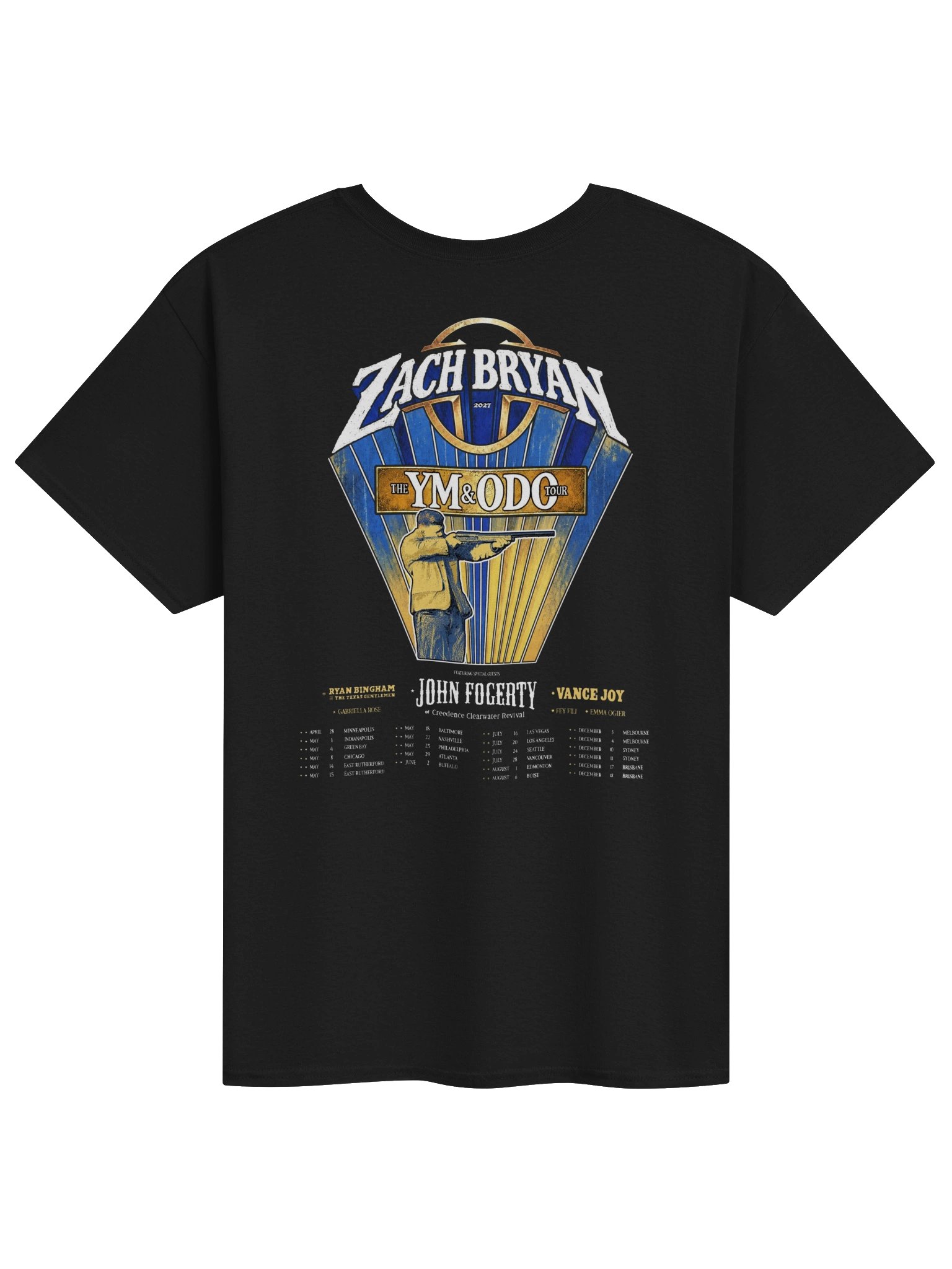 Zach Bryan Young Manhood and Other Donatable Organs Tour T-Shirt product image (2)